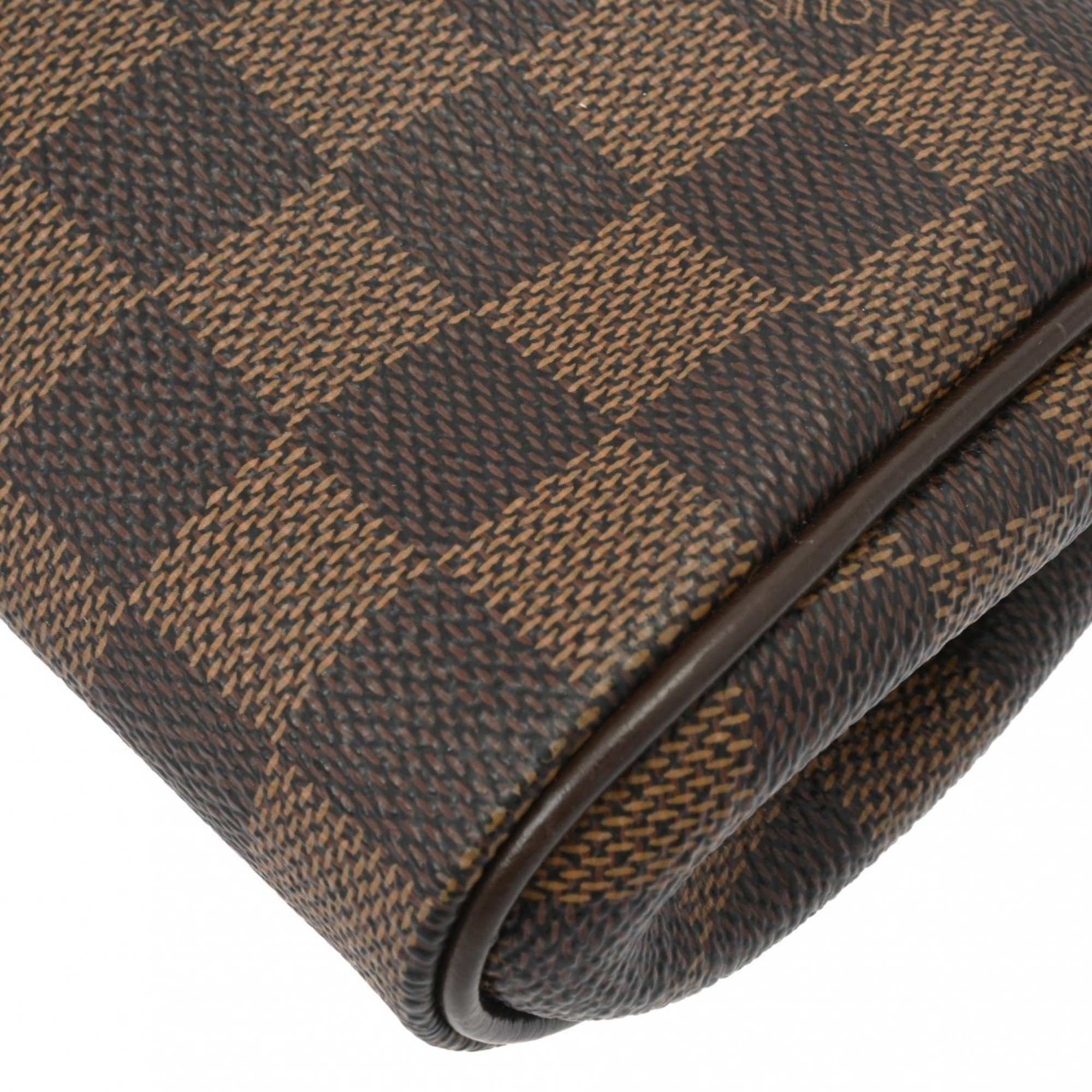 LOUIS VUITTON Damier Eva Brown N55213 Women's Canvas Shoulder Bag