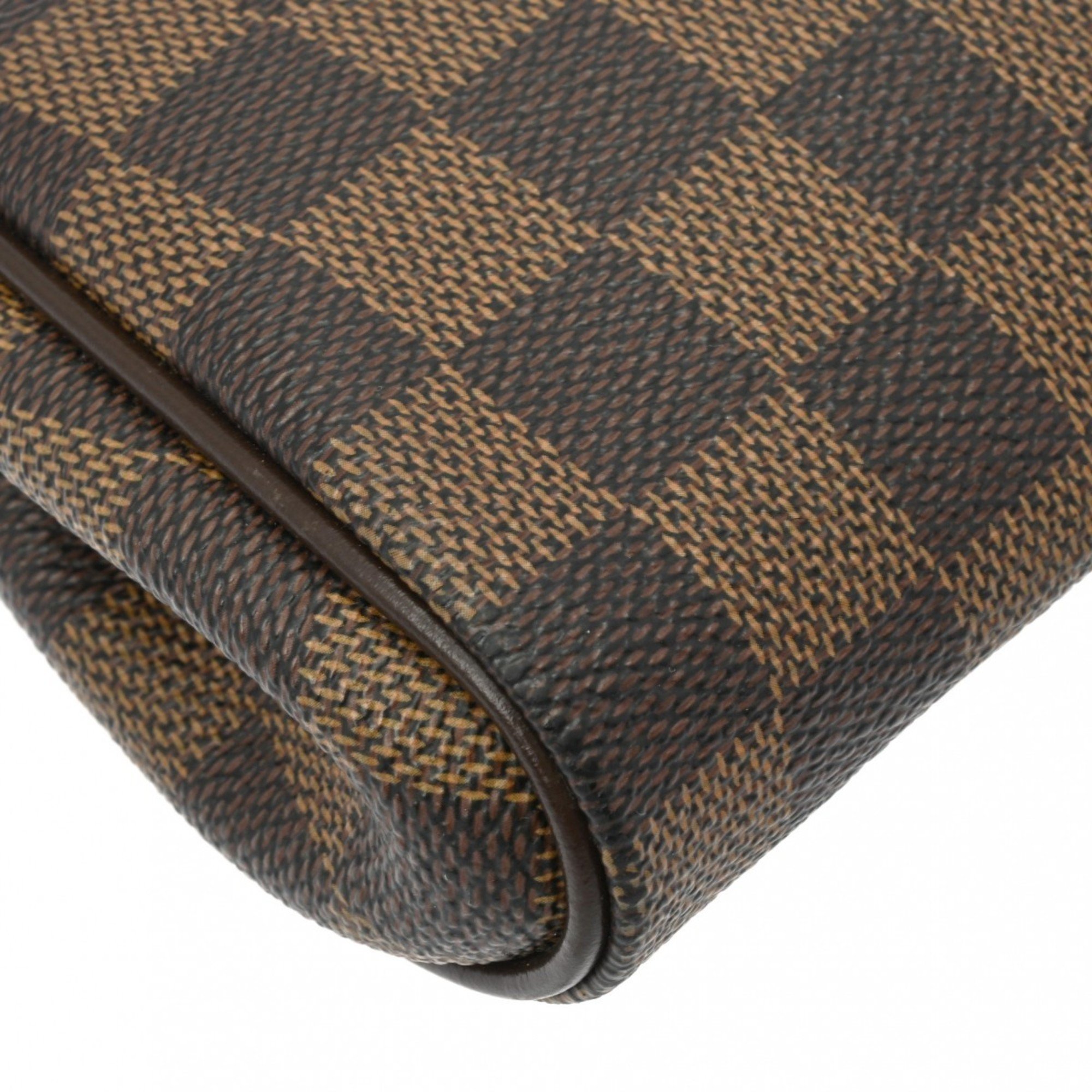 LOUIS VUITTON Damier Eva Brown N55213 Women's Canvas Shoulder Bag