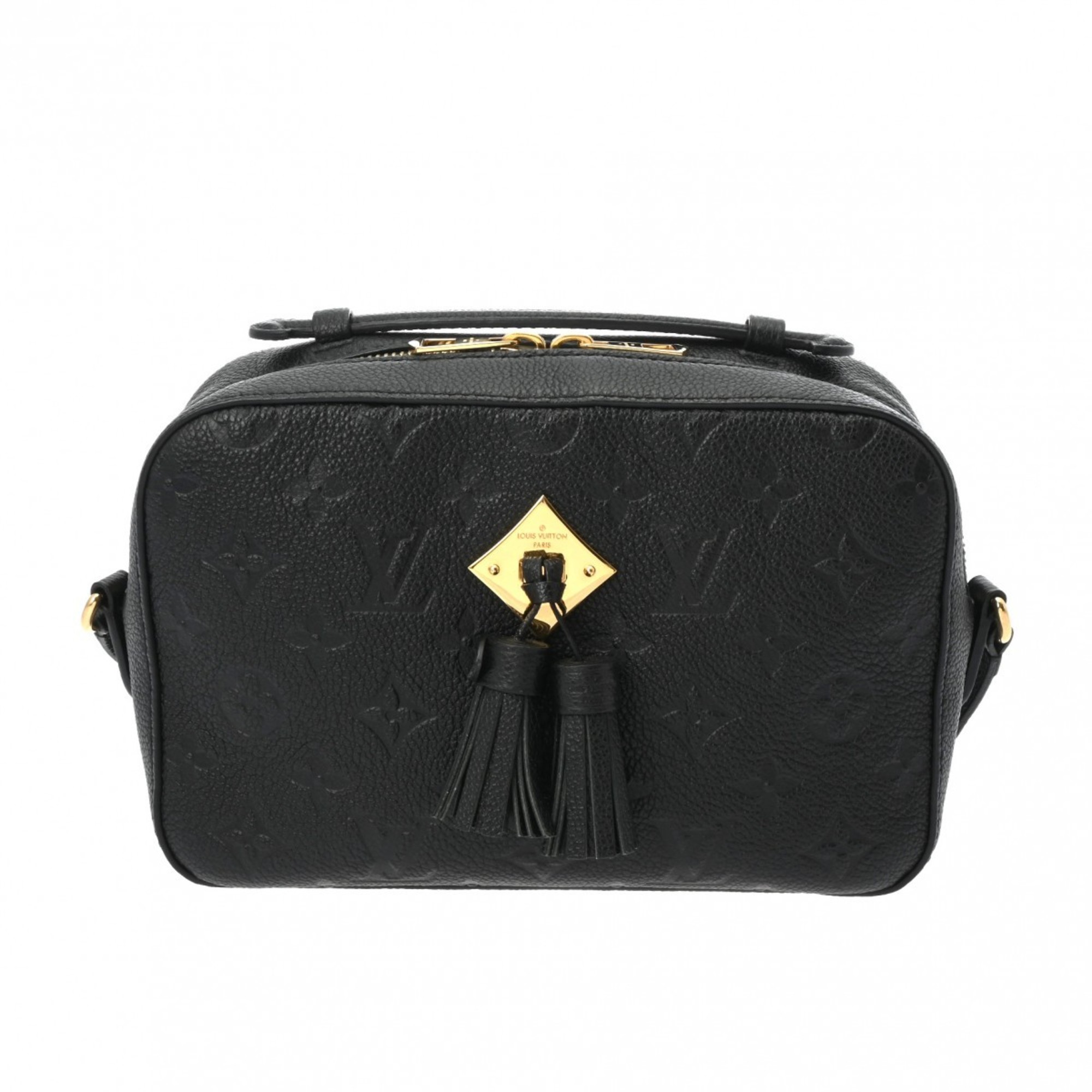 LOUIS VUITTON Louis Vuitton Monogram Empreinte Saintonge Noir M44593 Women's Leather Shoulder Bag