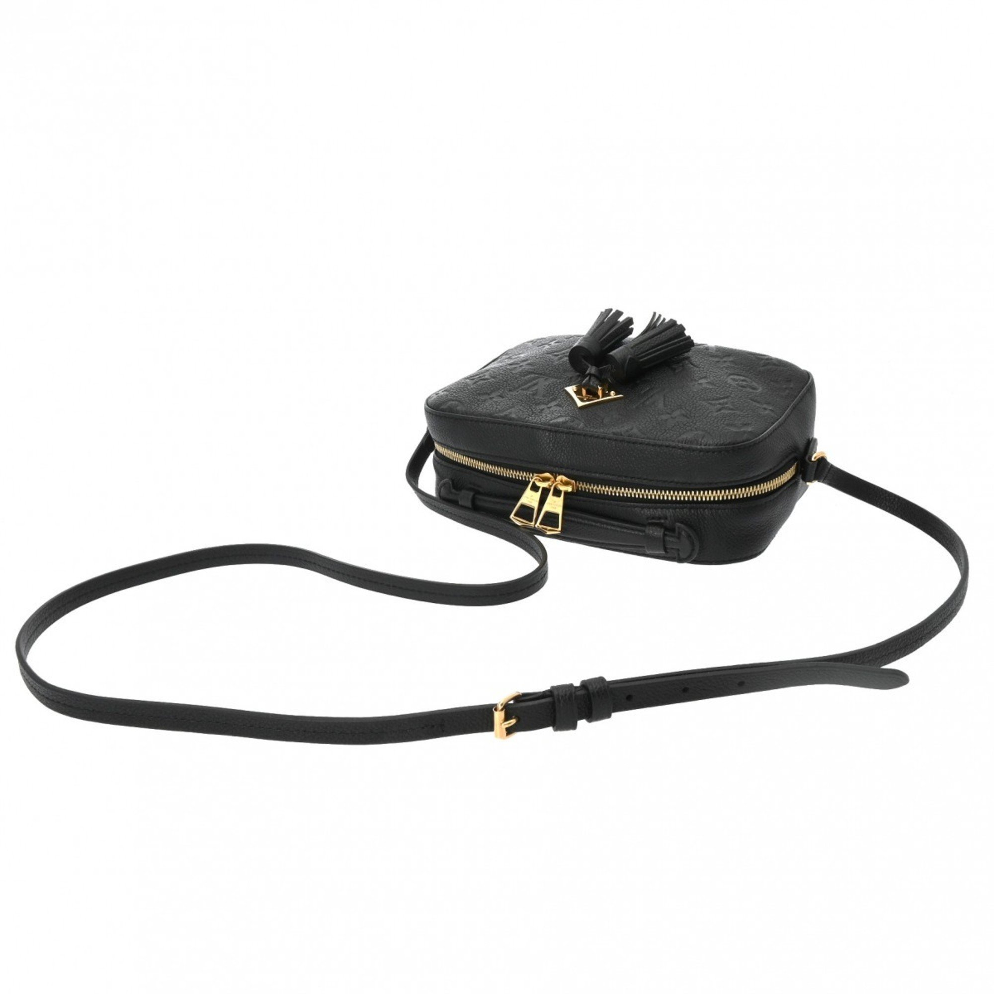 LOUIS VUITTON Louis Vuitton Monogram Empreinte Saintonge Noir M44593 Women's Leather Shoulder Bag