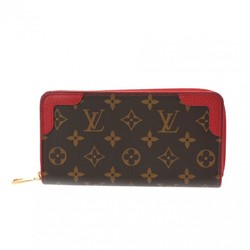 LOUIS VUITTON Louis Vuitton Monogram Zippy Wallet Retiro Cerise (Red) M61854 Women's Canvas Long