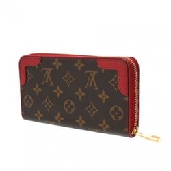 LOUIS VUITTON Louis Vuitton Monogram Zippy Wallet Retiro Cerise (Red) M61854 Women's Canvas Long