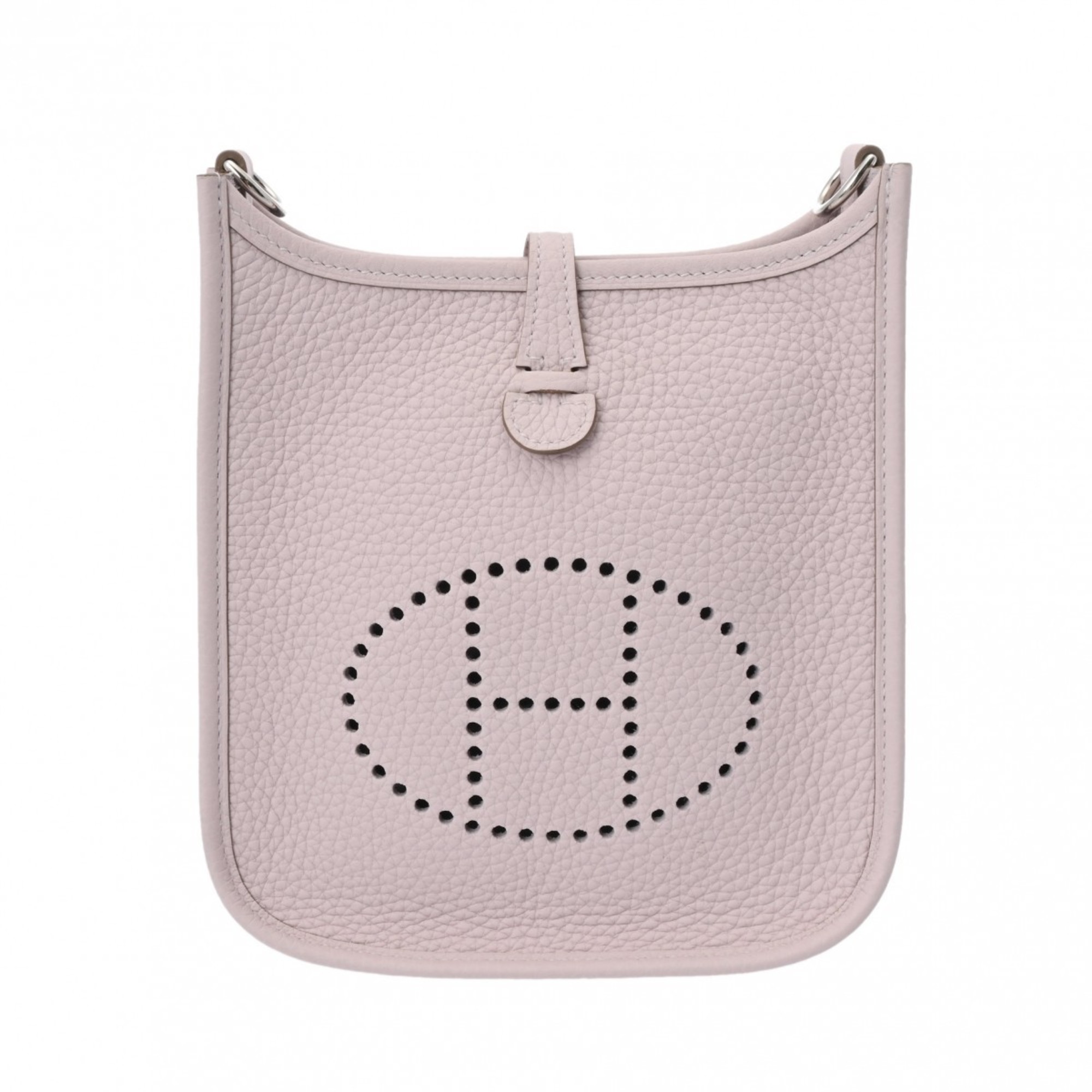 HERMES Evelyn TPM Mauve Pale B Stamp (Around 2023) Women's Taurillon Clemence Shoulder Bag