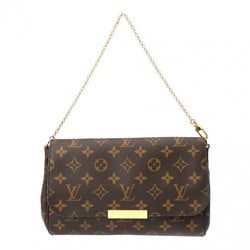 LOUIS VUITTON Louis Vuitton Monogram Favorite MM Brown M40718 Women's Canvas Shoulder Bag