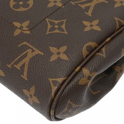 LOUIS VUITTON Louis Vuitton Monogram Favorite MM Brown M40718 Women's Canvas Shoulder Bag