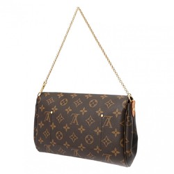 LOUIS VUITTON Louis Vuitton Monogram Favorite MM Brown M40718 Women's Canvas Shoulder Bag