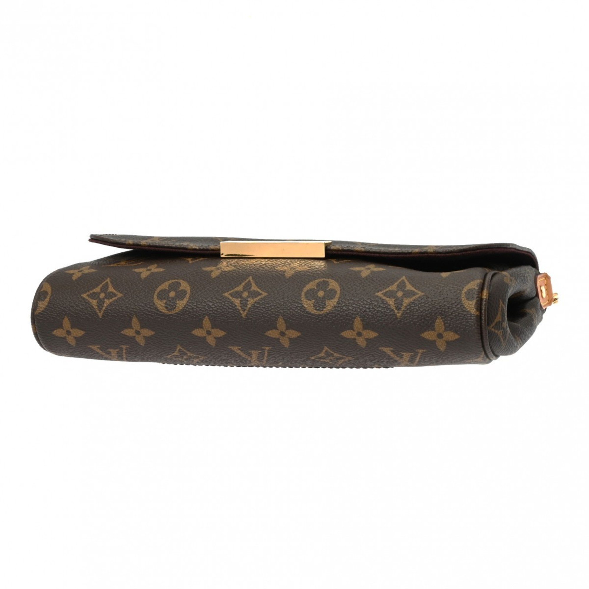 LOUIS VUITTON Louis Vuitton Monogram Favorite MM Brown M40718 Women's Canvas Shoulder Bag