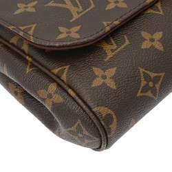 LOUIS VUITTON Louis Vuitton Monogram Favorite MM Brown M40718 Women's Canvas Shoulder Bag