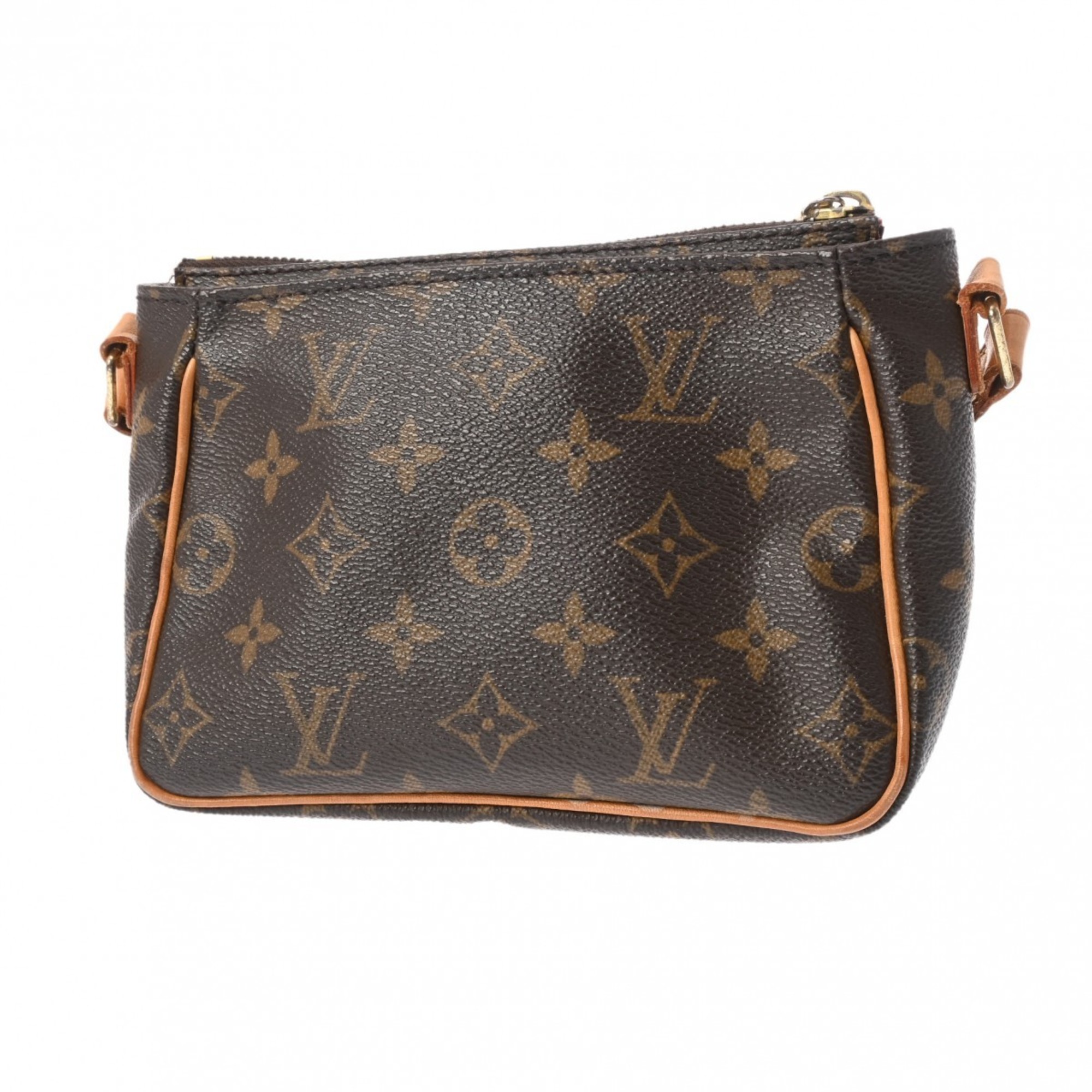 LOUIS VUITTON Louis Vuitton Monogram Vivacite PM Brown M51165 Women's Canvas Shoulder Bag