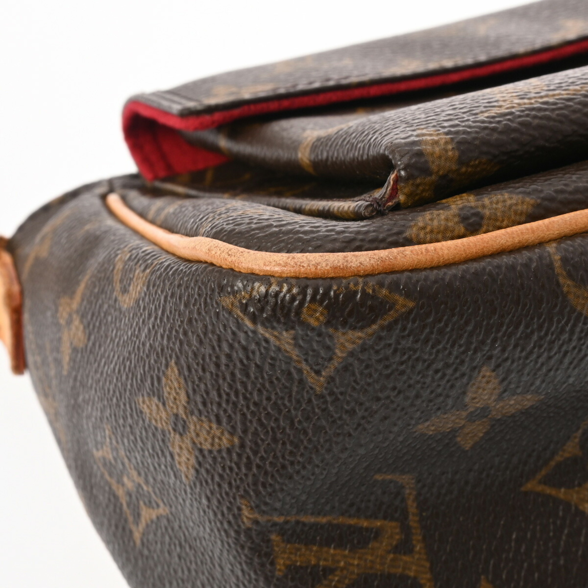 LOUIS VUITTON Louis Vuitton Monogram Vivacite PM Brown M51165 Women's Canvas Shoulder Bag