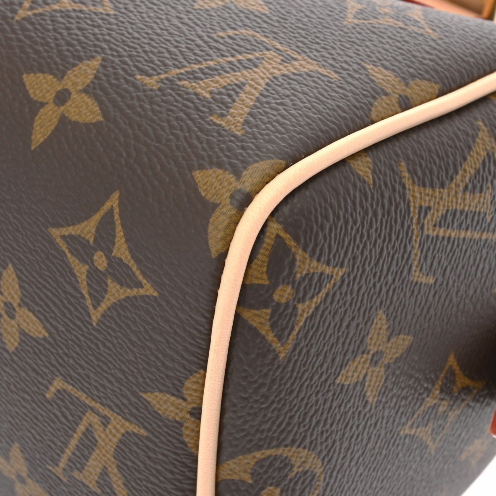 LOUIS VUITTON Louis Vuitton Monogram Speedy Bandouliere 20 Brown M46234 Women's Canvas Handbag