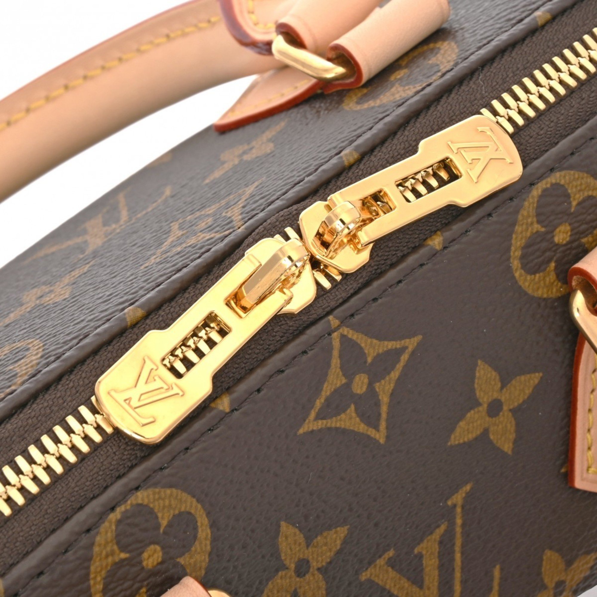 LOUIS VUITTON Louis Vuitton Monogram Speedy Bandouliere 20 Brown M46234 Women's Canvas Handbag