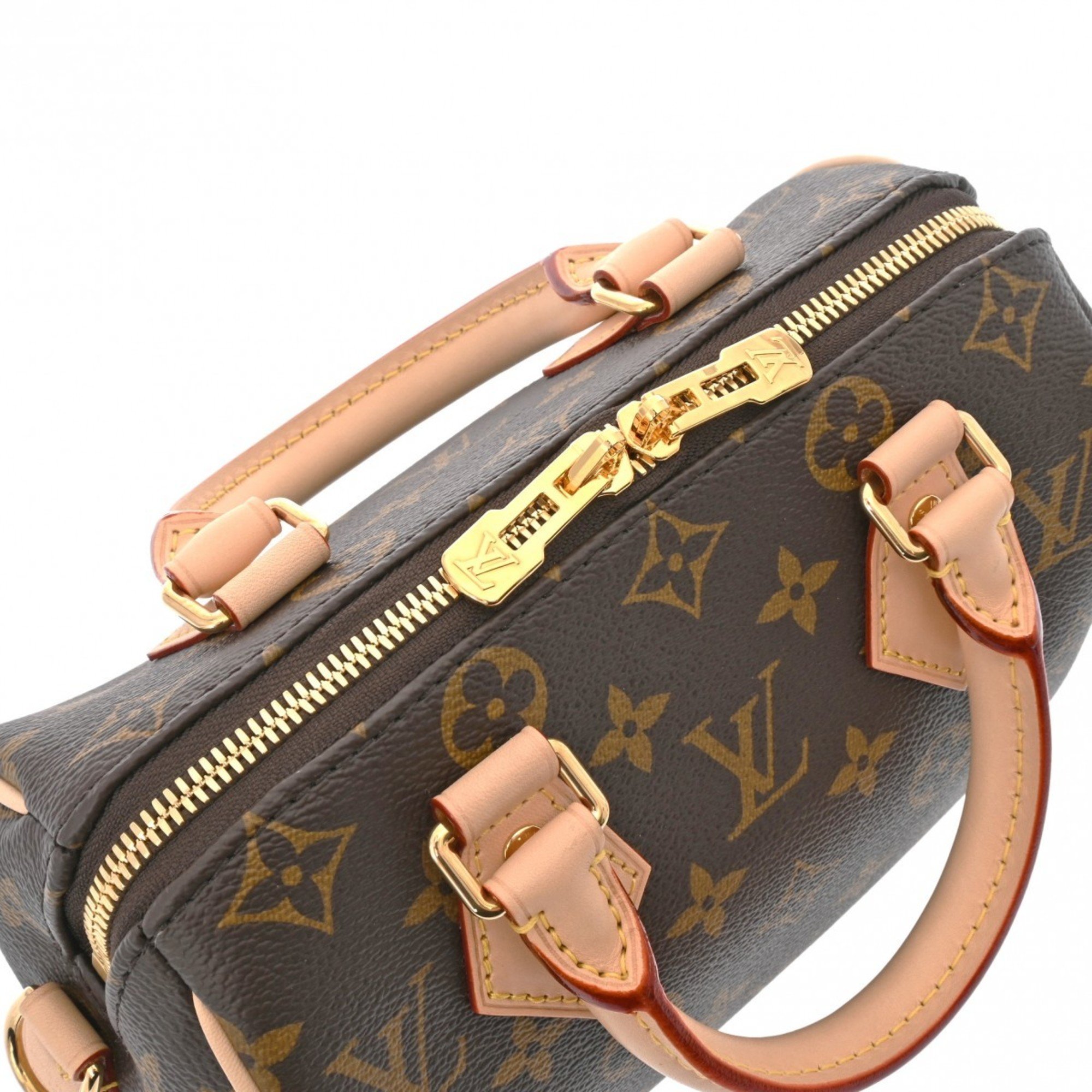 LOUIS VUITTON Louis Vuitton Monogram Speedy Bandouliere 20 Brown M46234 Women's Canvas Handbag