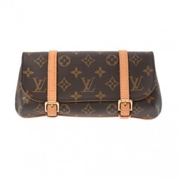 LOUIS VUITTON Louis Vuitton Monogram Pochette Mar Brown M51159 Women's Canvas Waist Bag