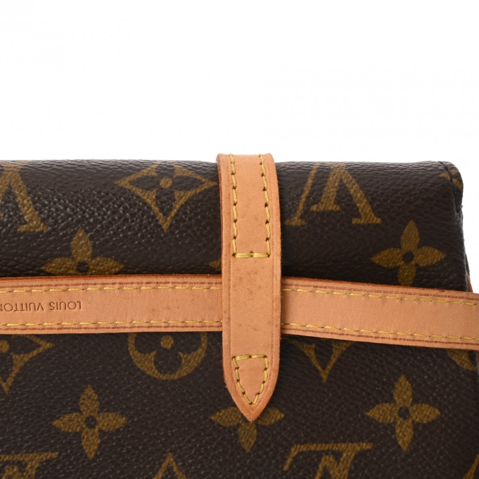 LOUIS VUITTON Louis Vuitton Monogram Pochette Mar Brown M51159 Women's Canvas Waist Bag