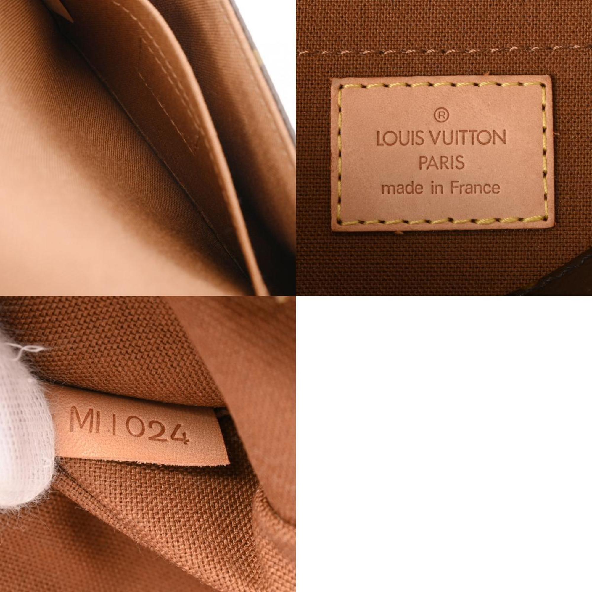 LOUIS VUITTON Louis Vuitton Monogram Pochette Mar Brown M51159 Women's Canvas Waist Bag