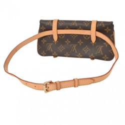 LOUIS VUITTON Louis Vuitton Monogram Pochette Mar Brown M51159 Women's Canvas Waist Bag