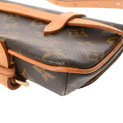 LOUIS VUITTON Louis Vuitton Monogram Pochette Mar Brown M51159 Women's Canvas Waist Bag