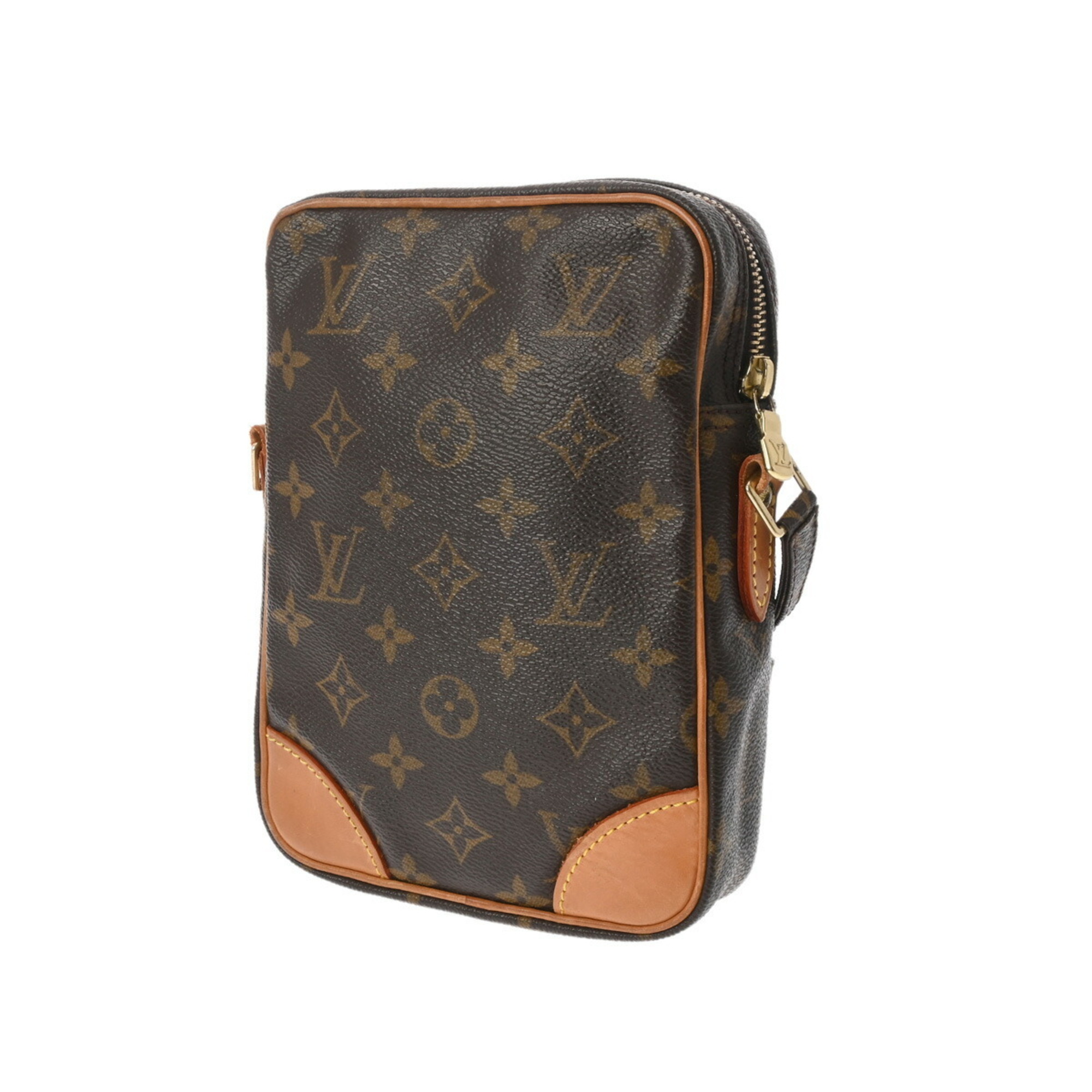 LOUIS VUITTON Louis Vuitton Monogram Danube Brown M45266 Unisex Canvas Shoulder Bag