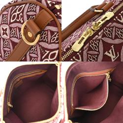 LOUIS VUITTON Louis Vuitton Monogram Jacquard Speedy Bandouliere 25 since1854 Bordeaux M57231 Women's Bag