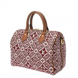 LOUIS VUITTON Louis Vuitton Monogram Jacquard Speedy Bandouliere 25 since1854 Bordeaux M57231 Women's Bag