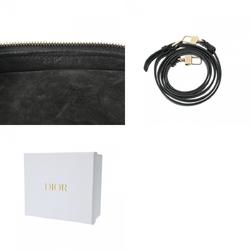 CHRISTIAN DIOR Cannage Lady Dior Micro Vanity Black Women's Lambskin Handbag