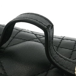 CHRISTIAN DIOR Cannage Lady Dior Micro Vanity Black Women's Lambskin Handbag