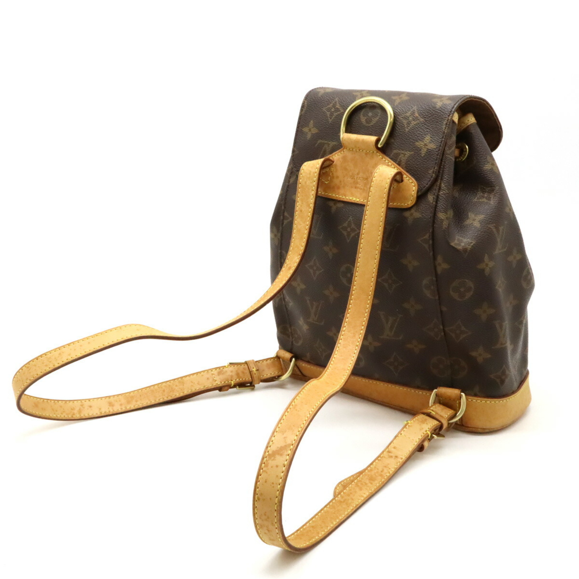 LOUIS VUITTON Louis Vuitton Monogram Montsouris MM Rucksack Backpack Shoulder Bag M51136