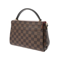 LOUIS VUITTON Damier Croisette Brown N53000 Women's Canvas Handbag