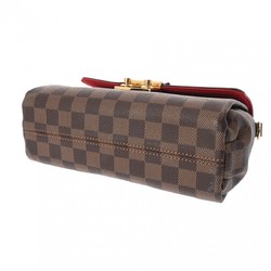 LOUIS VUITTON Damier Croisette Brown N53000 Women's Canvas Handbag