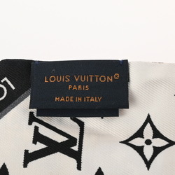 LOUIS VUITTON Louis Vuitton Bandeau BB Let's Go Black/White M76442 Women's 100% Silk Scarf