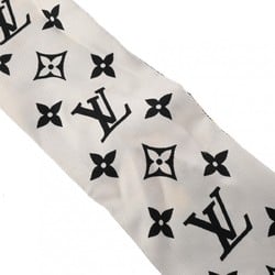 LOUIS VUITTON Louis Vuitton Bandeau BB Let's Go Black/White M76442 Women's 100% Silk Scarf