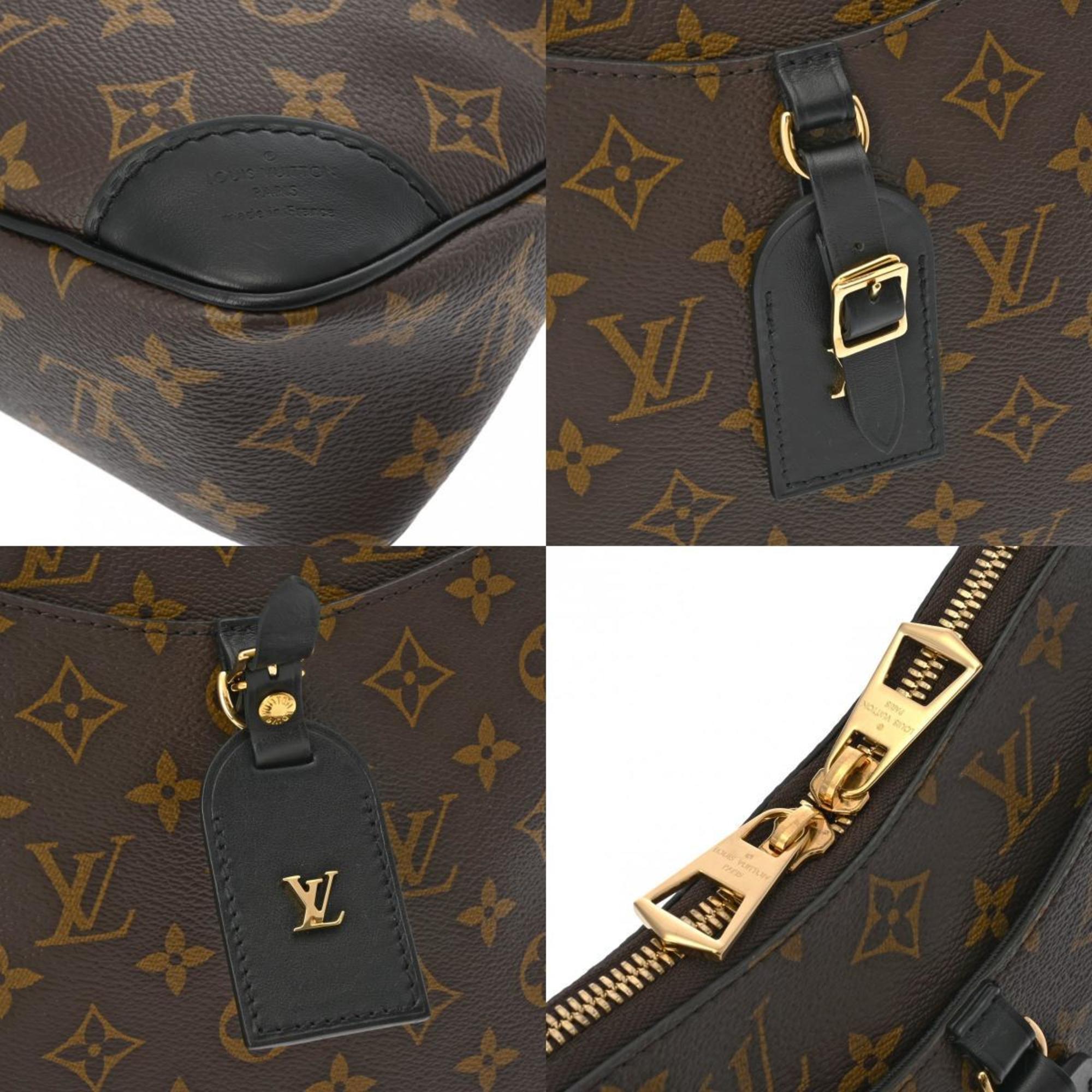 LOUIS VUITTON Louis Vuitton Monogram Odeon NM PM Brown/Noir M45353 Women's Canvas Shoulder Bag