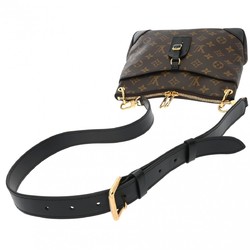 LOUIS VUITTON Louis Vuitton Monogram Odeon NM PM Brown/Noir M45353 Women's Canvas Shoulder Bag