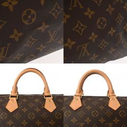 LOUIS VUITTON Louis Vuitton Monogram Speedy 35 Brown M41524 France Women's Canvas Handbag