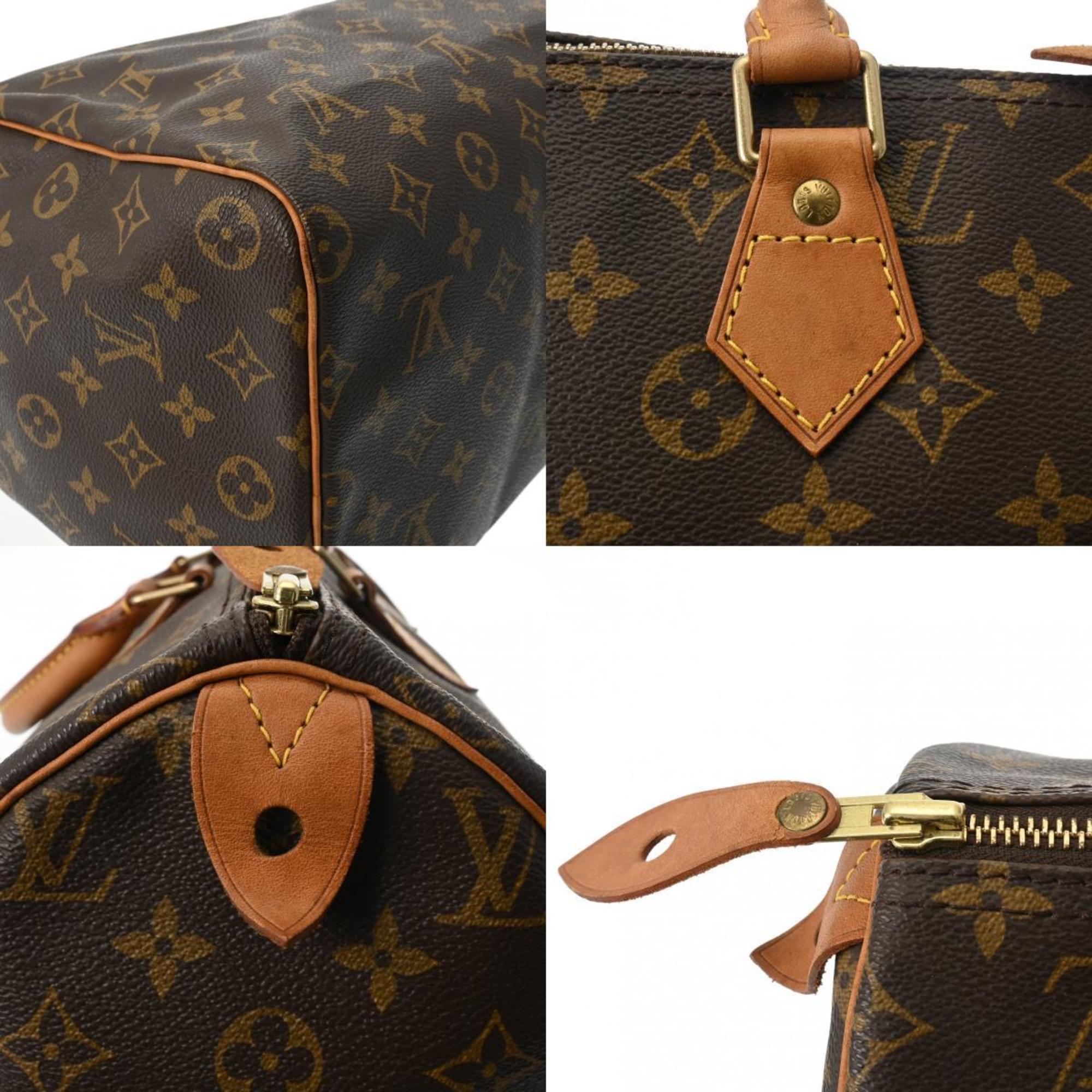 LOUIS VUITTON Louis Vuitton Monogram Speedy 40 Brown M41522 Women's Canvas Handbag