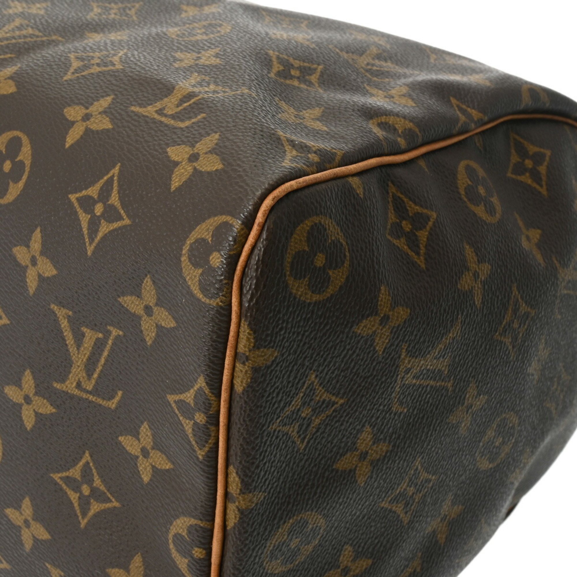 LOUIS VUITTON Louis Vuitton Monogram Speedy 40 Brown M41522 Women's Canvas Handbag