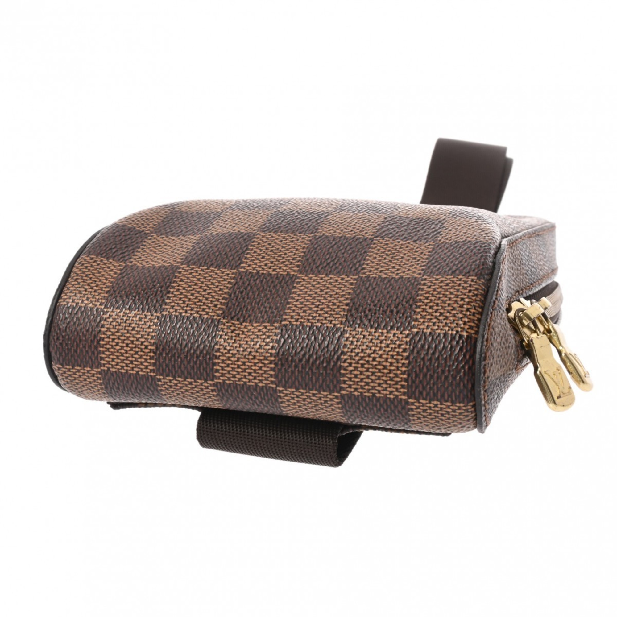 LOUIS VUITTON Louis Vuitton Damier Geronimos Brown N51994 Unisex Canvas Shoulder Bag