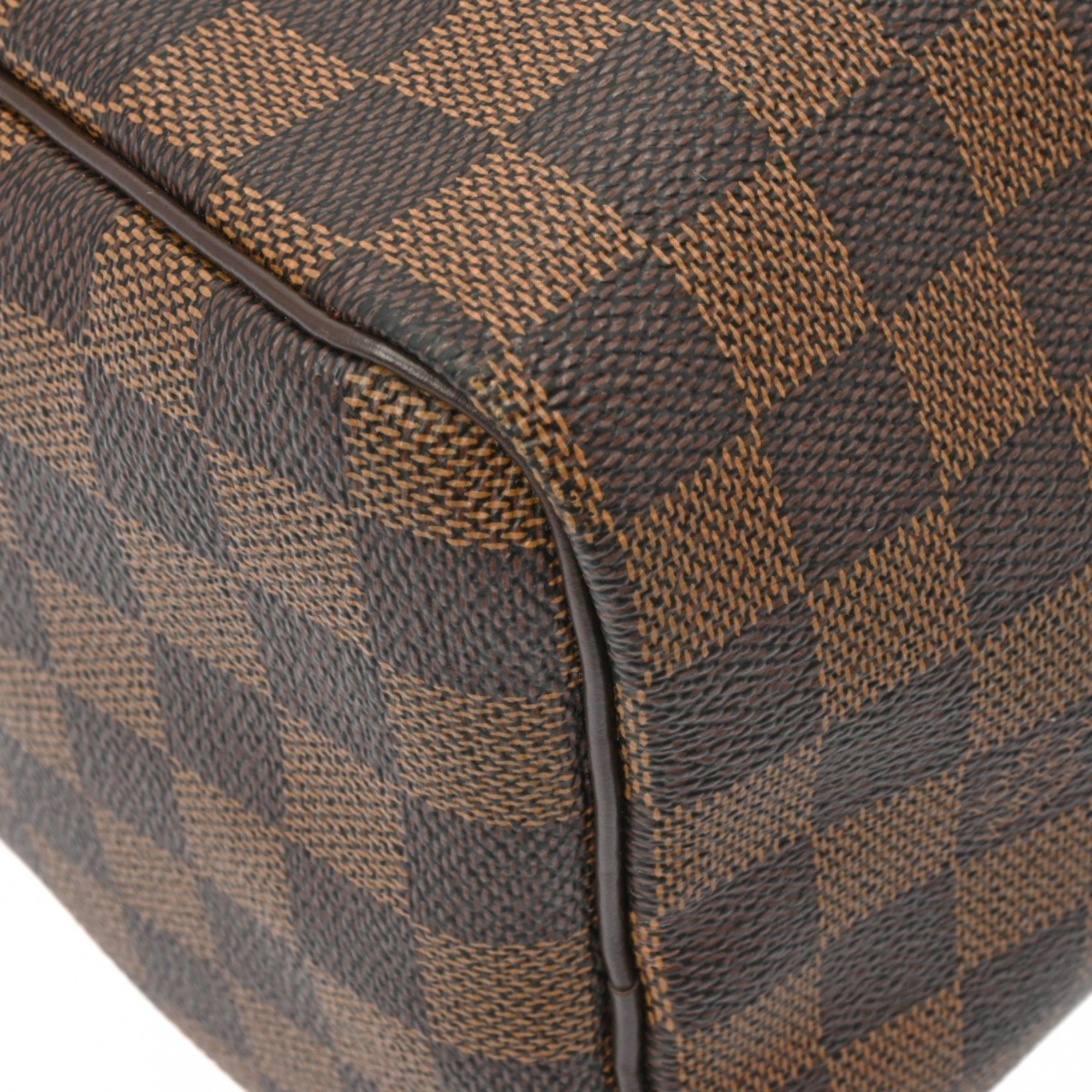 LOUIS VUITTON Damier Speedy 25 Brown N41532 Women's Canvas Handbag