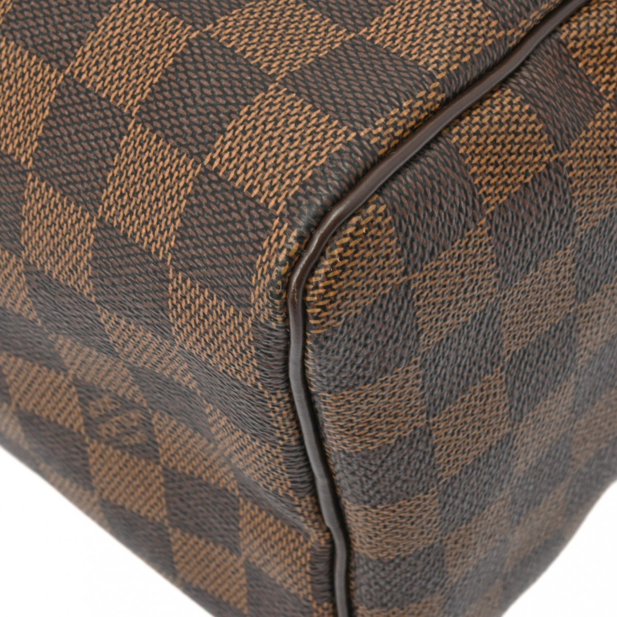 LOUIS VUITTON Damier Speedy 25 Brown N41532 Women's Canvas Handbag