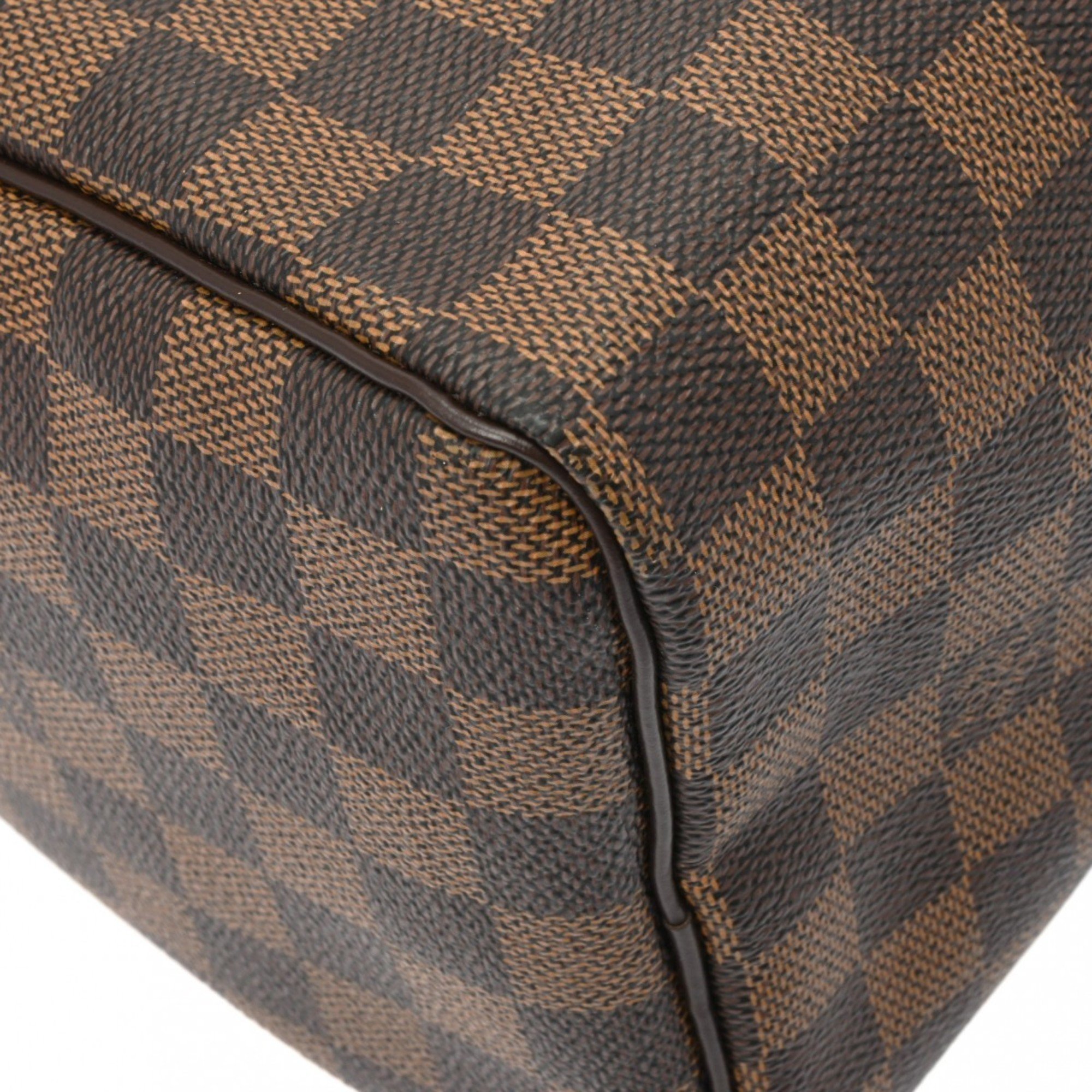 LOUIS VUITTON Damier Speedy 25 Brown N41532 Women's Canvas Handbag