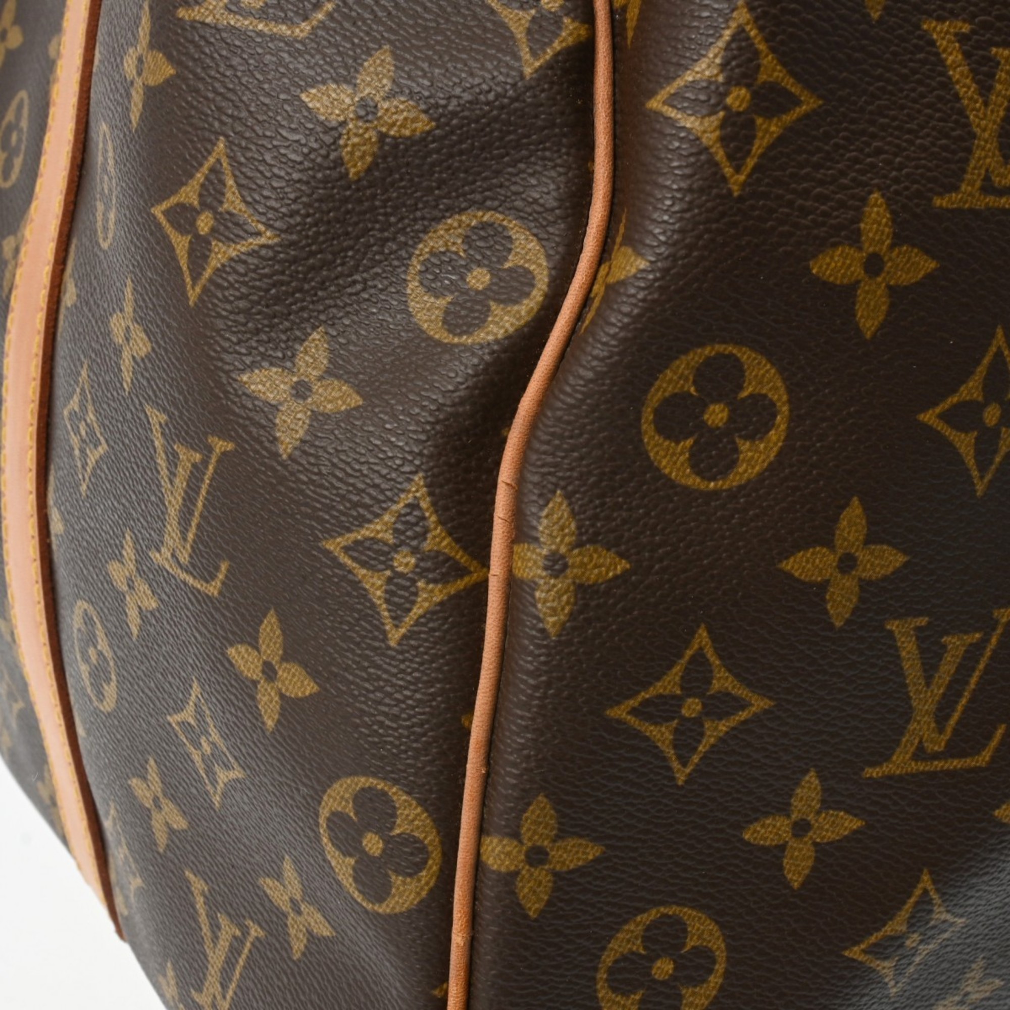 LOUIS VUITTON Louis Vuitton Monogram Keepall Bandouliere 60 Brown M41412 Unisex Canvas Boston Bag