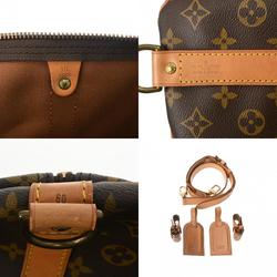 LOUIS VUITTON Louis Vuitton Monogram Keepall Bandouliere 60 Brown M41412 Unisex Canvas Boston Bag