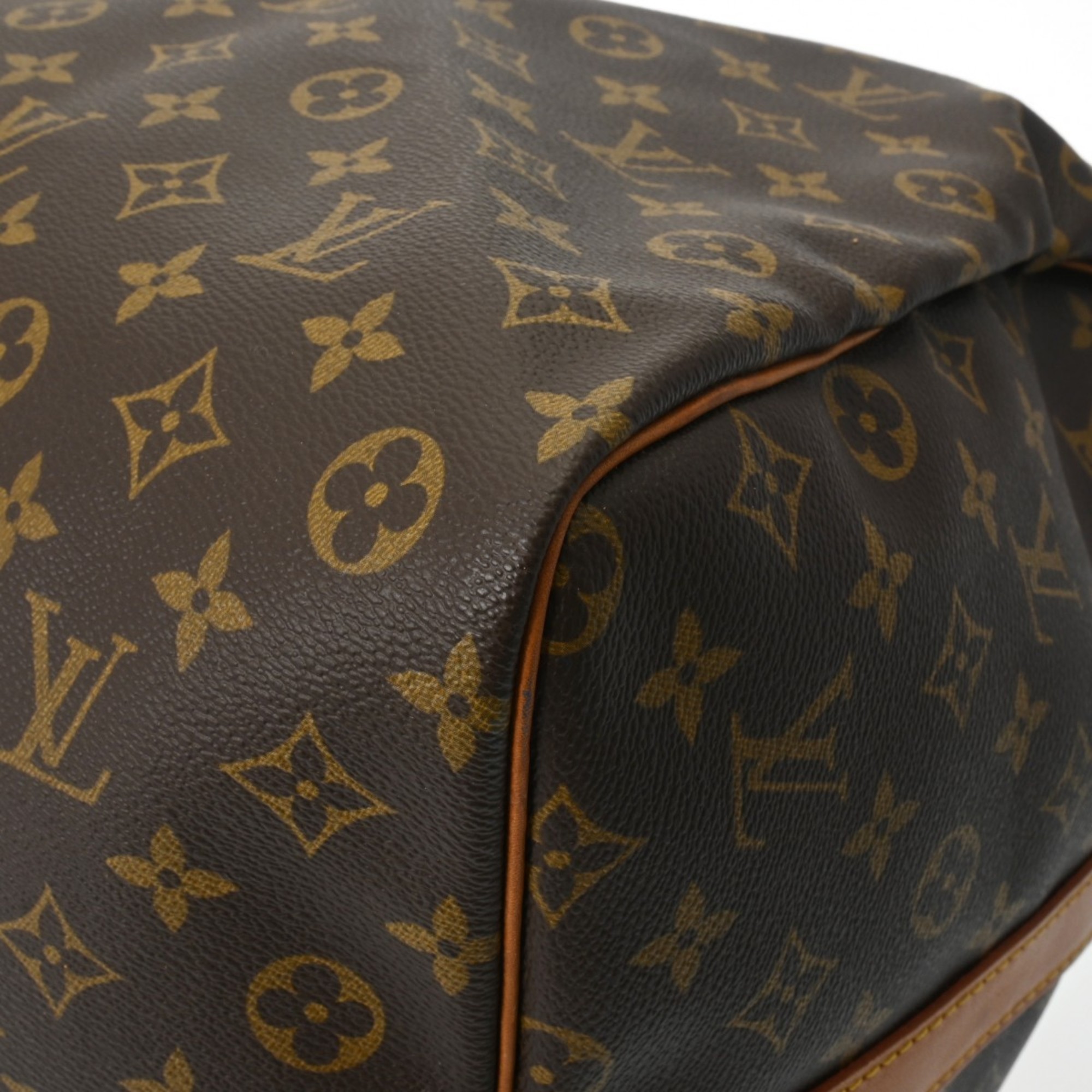 LOUIS VUITTON Louis Vuitton Monogram Keepall Bandouliere 60 Brown M41412 Unisex Canvas Boston Bag