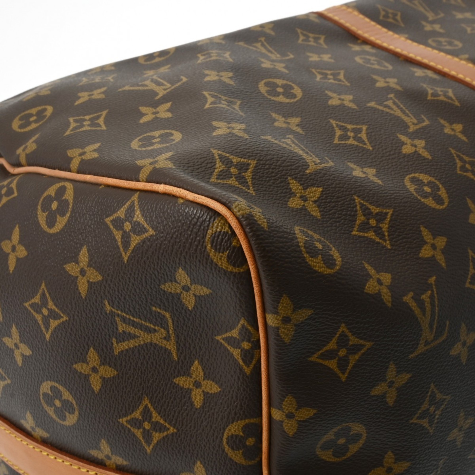 LOUIS VUITTON Louis Vuitton Monogram Keepall Bandouliere 60 Brown M41412 Unisex Canvas Boston Bag