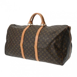 LOUIS VUITTON Louis Vuitton Monogram Keepall Bandouliere 60 Brown M41412 Unisex Canvas Boston Bag