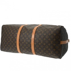 LOUIS VUITTON Louis Vuitton Monogram Keepall Bandouliere 60 Brown M41412 Unisex Canvas Boston Bag