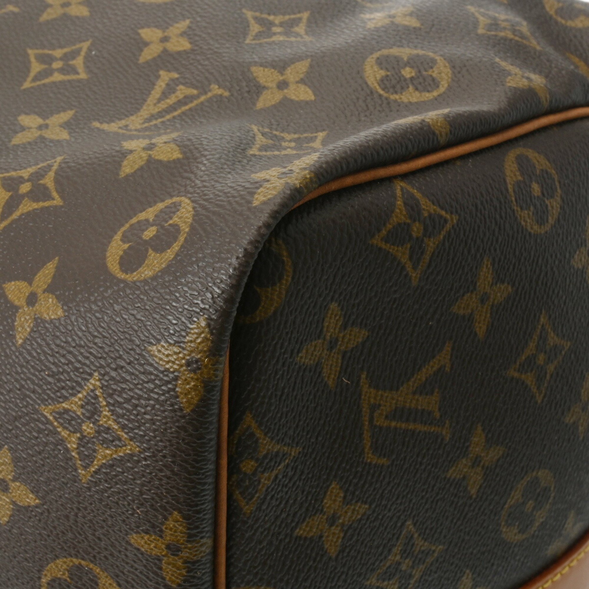 LOUIS VUITTON Louis Vuitton Monogram Keepall Bandouliere 60 Brown M41412 Unisex Canvas Boston Bag