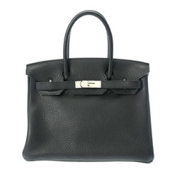 HERMES Hermes Birkin 30 Black T Stamp (around 2015) Women's Togo Handbag