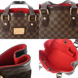 LOUIS VUITTON Damier Hampstead PM Brown N51205 Women's Canvas Handbag